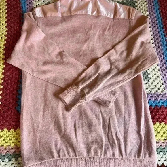 Women’s Vintage Caron  Silk and Knit Top - Picture 4 of 4